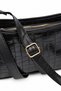 Black Crocodile Patterned Women's Double Strap Shoulder and Shoulder Bag Lined Daily Stylish Mini Bag - 5