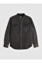 Relaxed Fit Western Men's Black Shirt - 2