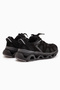 Raisa Genuine Leather Black Suede Mesh Detailed Thick Sole Women's Sneaker - 8