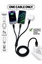 Super Fast Charging 3-in-1 USB Data Cable 1.2M – Multi-Connector Charging & Data Sync Cable for USB-C, Lightning & Micro-USB Devices - 6