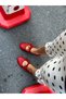Red Leather (Soley) Lace Detail Women's Sports Shoes - 3