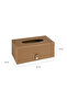Premium Design Vegan Leather Tissue and Napkin Box Maxi Size Napkin Holder 24X13X10 Cm. Mink - 4