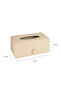 Premium Design Vegan Leather Tissue and Napkin Box Maxi Size Napkin Holder 24X13X10 Cm. Beige - 4
