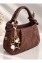 Suede Hand and Shoulder Bag - 2