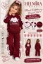 Girl's 3 Yarn Fabric Hooded Tracksuit Set - Rabbit Embroidered Kangaroo Pocket Sweatshirt with Bow and Cargo Pockets, Comfortable Fit - 3