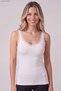 Women's Lace Detailed Wide Strap Flexible Basic Undershirt - 3-Pack - 2