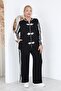 Plus Size Embroidery Detailed Modal Fabric Set