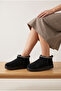 Women's Fur-Lined Suede Look Winter Boots, Warm Embroidery Detailed Casual Boots, Soft Sole - 3