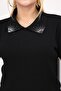 Polo Collar Stoned Cotton Mercerized Sweater - 7