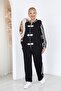 Plus Size Embroidery Detailed Modal Fabric Set - 6