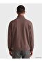 Özmarka New Season Plum High Collar Men's Thick Sweatshirt - 3