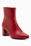 Amalia Genuine Leather Red Heeled Women's Boots - 2