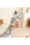 غطاء حماية لهاتف آيفون 17 برو ماكس / 18 برو ماكس: غلاف شفاف ملون بتصميم زهور ثلاثية الأبعاد لامعة وجذابة - 5