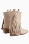 Valeria Ten Suede Tasseled Star Detailed Western Women's Boots - 6