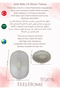 Isola Bella Non-Slip Base, Dowry Velvet Lace Detailed 2-Piece Super Luxury Oval Bath Mat Set - 3
