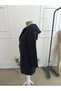 Women's Long Sleeve Hooded Cap with Pocket Detail, Three Thread Seasonal Cap - 6