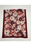 Women's Floral/Flower Patterned Bamboo Shawl - 2
