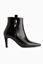 Gina Black Heeled Women's Boots