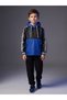 Children's Seasonal Half-Zip Hooded Windbreaker with Pockets - 5