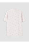Ozmarka New Season Ecru Ruffled Plaid Women's Shorts Pajama Set - 8