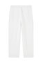 Tapered Cut Pocket Pants - White