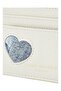 Heart Leather Card, Holder 15cm Heart Detailed Leather Card Holder - 3