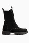 Pauline Black Suede Boots Women's Boots