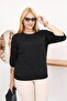 Embroidered Glitter Cotton Mercerized Sweater - 5