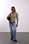 Green Asymmetrical Tie-Dye Detailed Shirt 3307 - 3