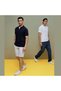 Men's Slim Fit Small Lion Zipper Polo - 2