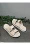 Mink Leather Double Velcro Women's Orthopedic Slippers - 2