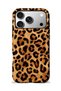 Compatible with iPhone 17 Pro Max / 18 Pro Max - Orange Leopard, Dual Layer Cover, Glossy Surface Protective Case