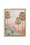Boho Palm Tree Desert Nature Wall Art | Portrait Framed Canvas Print | Luxury Modern Botanical Decor for Living Room - 2