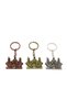 5 Pieces of Metal Hagia Sophia Keychain – Metal Design, 10 cm Long Key Holder, Gift and Keychain Souvenir - 2