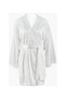 Midnight Whisper Kimono Elegant with Silk and Lace Detailing