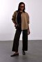 Bitter Brown Straight Cut Fabric Trousers 9980 - 2