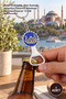 1 Piece Metal Hagia Sophia Keychain and Opener – Metal Keychain, Bottle Opener, Hagia Sophia Design Accessory, Keychain Opener 13 cm