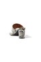 Elegant Snakeskin Patterned T-Bar Heeled Shoes - 3