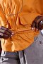 Orange Bag Detailed Hooded Raincoat 9805 - 3