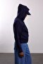 Navy Blue Hooded Knitwear Cardigan 151275 - 6