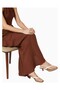 Dollie 55 Cream Leather Thin Strap Mid Heel Flip Flops - 2