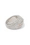 Pave Rainbow Ring, Stylish Design with Multicolored Crystals - 3