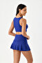 Women's Saks Bustier Shorts Skirted Strap Swimsuit Set Lycra - 4