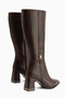 Kris Brown Buckle Detailed Heeled Women's Boots - 5