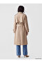 Double-Breasted Roba Collar Belted Women's Trench Coat from Uzg Store for Style Enthusiasts - 5