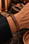 Men's and Women's Copper Bracelet - Herringbone Model Handcrafted Copper Bracelet Oxidized Model - 4