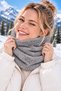 Neck Warmer Women's Plush Winter Thick Stylish Welsoft Neck Collar Scarf Windproof Wide Stretchy Soft Textured Cold-Proof Neck Warmer - 4