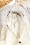 Knitted Fur Detailed Welsoft Lined Hooded Winter Baby Jumpsuit - 8