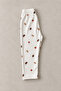 Leaf Printed 100% Cotton Snap Fastener Baby Top and Bottom Set - 6