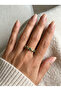 Zircon Stone Emerald Green Detailed Ring - 2